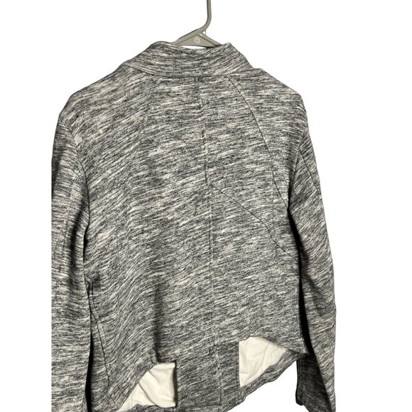 Cabi hourglass heather gray sweater jacket large buttons size M - Picture 4 of 8